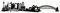 Samunshi® Sydney Skyline Aufkleber Sticker Autoaufkleber City Gedruckt - 20x4cm schwarz