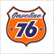 554 < 76 Gasoline > AUFKLEBER / STICKER USW.