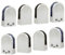 Discoball 8 PCS (10-12mm) Pince à Verre Porte-Verre En Acier Inoxydable 304 Support de Serrage Clamp Clip Plat Main Courante Fenêtre Balustrade Réglable Escalier Salle de Bains