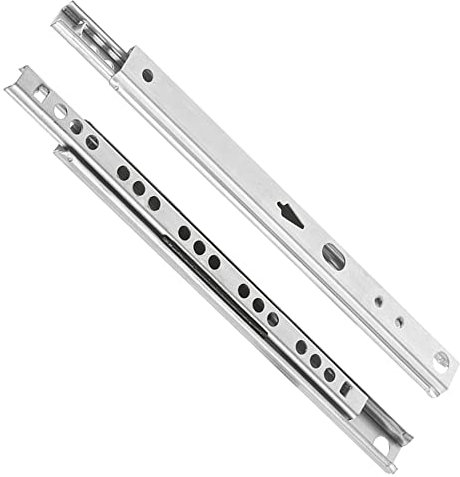 Mprofi MT® 10 Stück, 5 Paar | Schubladenschienen Teilauszug 17mm Höhe, 310mm Länge | Robuste Schubladenschiene aus Stahl | 10 kg Tragkraft | Einfache Montage für Möbel & Schränke | V310/17/10