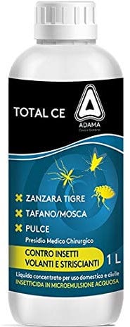 adama TOTAL CE IDENTICO AL PERMEX 1 LT INSETTICIDA BLATTE PUNTERUOLO ROSSO ZANZARA TIGRE TAFANO ECC