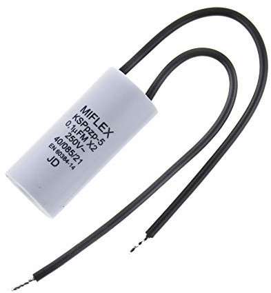 EntstörKondensator 0,1µF 250V 15,5x35,5mm ; Miflex ; 0,1uF KSPpz-5 100nF