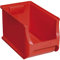 Allit 456281 ProfiPlus Box 4H, rot Stapelsichtbox, PP TÜV/GS, V: 9,8 L,Lagersichtbox, Sichtbox, Lagerbox, stapelbar