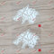 Vinyl-Aufkleber mit Wikinger-Wolfskopf – 2 x Weiß 10,2 cm für Auto, Laptop, Fenster