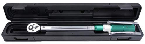 Voreingestellter Drehmomentschlüssel Industriequalität Hohes Drehmoment 4% Hohe Präzision Schnellverschlussfunktion mit Aufbewahrungskiste,1/2-In-DR(30-210Nm)