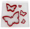Set of 5 Butterfly Cutters Fondant Polymer Cookie Icing Crafts Clay