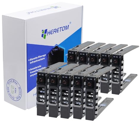 10 Stück, 6,3 cm (2,5 Zoll) Festplattenablage für Dell PowerEdge Server – T440 T640 R330 R430 T430 R630 T630 R730XD R830 R930 für G176J u. 0G176 M