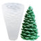 Silikon Kerzenform Seifen Gussform, Tannenbaum Weihnachtsbaum, 73 x 142 mm, 163 ml Kerzen Silikonform, DIY Kerze Dekor Kunst Handwerk Kerzengießen Form Wachs Weihnachten Basteln Weihnachts Advent