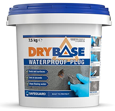 Drybase Plug 7.5 Kg plugging compound - Stop Water Leaks in just 30 seconds