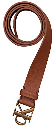 Calvin Klein Jeans Herren Mono Hardware Belt 35MM Grtel, Cognac, 130 cm