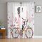 MTBDyyds Verdunkelungsvorhänge 3D Drucken 280X160Cm Rosa Blumen Schmetterling Mädchen Verdunklungsvorhänge Kinderzimmer 2 Stück Vorhang Blickdicht Ösenschal Kindergardinen Junge Verdunklungsgardine