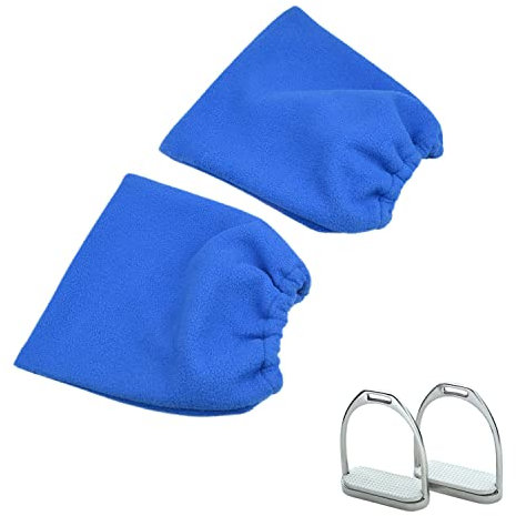 YUYUSO 1 Paar englische Steigbügel-Abdeckungen, Steigbügelbeutel, Eisen-Abdeckung, Eisen-Schoner für Pferdesattelschutz
