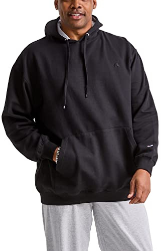 Champion Herren Fleece, Kapuzen-Sweatshirt, Baumwolle Hoodies, C Logo Groß Kapuzenpullover