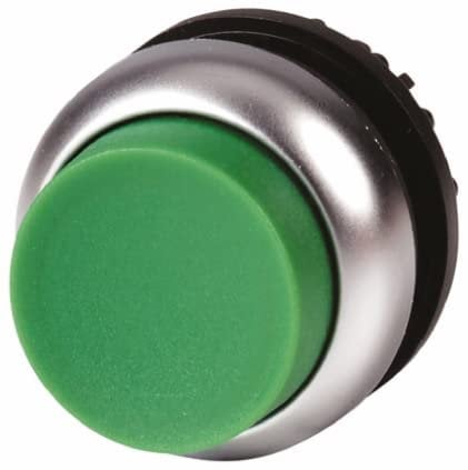 Eaton RMQ Titan M22 Drucktastenkopf Ø 22mm, Grün Tastend Rund Kunststoff, IP69