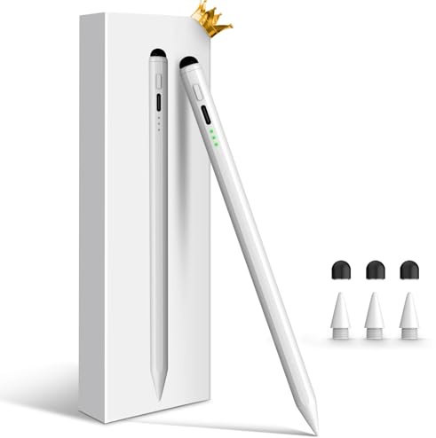 STYLUSHOME Pencil for Apple iPad, Stylus Pen for iPad,2X USB C Fast Charge
