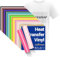 TECKWRAP Heat Transfer Vinyl 12 x 12 Sheets 33 Assorted Color HTV for DIY Clothing,Shirts,Logos,Hats,Fabric Iron on Vinyl Compatible with Heat Press Craft Cutters