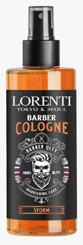 LORENTI TOKYO & SEOUL Barber Cologne 150ml STORM| After Shave Spray für Männer | Herren Rasur Duftwasser - Barber Eau de Cologne mit praktischen Pump-Spender | Erfrischend & Pflegend - EDC
