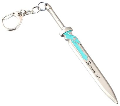 flowereyes Anime Sword Art Online Anhänger SAO Schlüsselanhänger Manga Kazuto Kirigaya Sword Key Ring