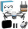 Drones con camara 4k adultos Dron E99 Pro Con 2 Camaras 2 Baterias 20 min Drone Looping 3D Flip 3 Modos Velocidad Aeromodelismo Estable Principiantes Control Remoto Astur Group (Naranja)