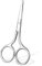 Nasenhaarschere mit Runder Spitze Bartschere Augenbrauenschere Edelstahl Abgerundeter Nasenhaar Schere 10cm Augenbrauentrimmer Silber Ohrenhaarschere für Haare Wimpern Schnurrbart Nase