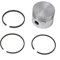 Luftkompressor Kolben für Ringsatz, Kolben und für Ringe Ersatzset für Luftkompressor Luftpumpe Teile 42/47/48/51/65mm Durchmesser