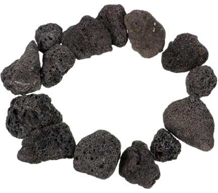 FUNOMOCYA Volcanic Stones for Aquarium and Decorative Rocks for Landscaping Lightweight Stone Bag for Plant Drainage and Aquatic Filtration