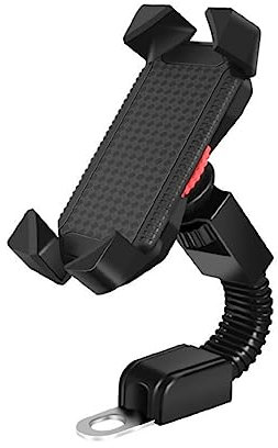 FUTUREORYY Fahrrad-handyhalter Für Motorrad Rückspiegel Telefonständer Universeller Handyhalter Mit Gummipolsterung Schnell Und Einfach Zu Montieren Geeignet Für Fast Alle Smartphones