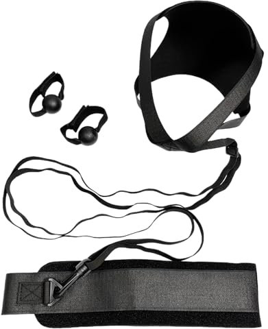 Zegaqae Volleyball-Trainingsgerät, Solo Angriff & Aufschlag Trainer, Elastisches Selbsttrainings-Volleyball-Widerstandsband Mit Verstellbarem Hüftgurt, Balltasche