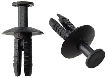 NBCNZCTSAS 30 STÜCKE Auto Fastener Clips 6mm Karosserie- und Verkleidungsclips Passend for BMW 51111908077/51110029491 Kofferraumverkleidungsclip Kunststoff Push Fit Nieten