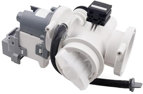 Pompe de vidange DC96-01585L DC97-20621A compatible avec lave-linge Samsung WF210ANW/XAA-04 WF361BVBEWR/A2-01 WF433BTGJWR/A1-00 WF433BTGJWR/A2-00 WF363BTBEUF/A1-01