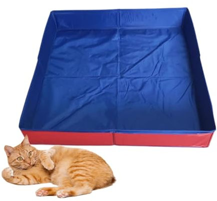 Piscine Chien Pliable Piscine De Patauge pour Chien, Bassin De Baignade Animaux De Compagnies, Portable Baignoire pour Chiens, pour Chiot, Chat Et Autres Animaux