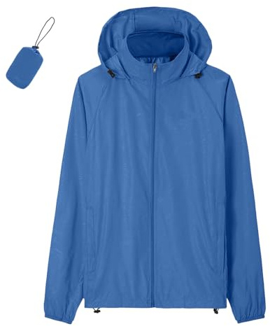 Faltbare Regenjacke Herren Ultraleicht Mit Tasche 2xl Schwarz Wasserdicht Atmungsaktiv Outdoorjacke Mit Kapuze Leichte Freizeitjacke Fahrrad Windbreaker Funktionsjacke Für Wandern Reisen Xxxl Xl Grün