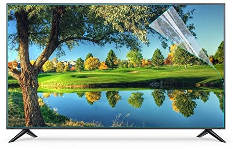 BTYQKZVPM Smart-TV-Bildschirmschutz, TV-Bildschirmschutzfolie mit Filter und Matter Oberfläche for 50-75 Zoll Fernseher(55in 1221x689mm)