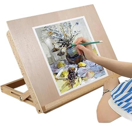 Faltbare Tisch-Zeichenstaffelei, Kunstbrett-Zubehör, Zeichenbrett- mit verstellbarer Konstruktion, Künstlerzubehör für Lehrer, Schlafsaal, Klassenzimmer, Zuhause, st
