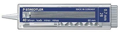Staedtler 255 07-2B Recharges pour Porte-mine Noir