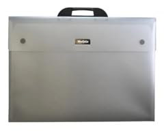 Westfolio Art Portfolio Folder Crystal A2, 100 Sheet Capacity, Carry Case Bag For Art, Painting Keeps Paper Flat For Travel, For School, Art Class, University, College, Homework, Projects