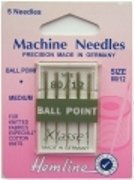 Hemline Ball Point Machine Needles - Medium 80/12
