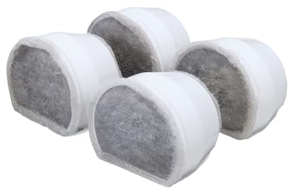 PetSafe Drinkwell Lot de 4 filtres à Charbon de Rechange en céramique pour Chien et Chat et Fontaine à Eau de 2 gallons
