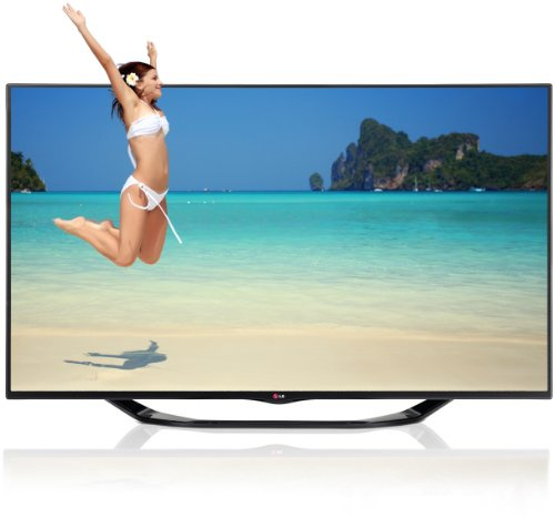 LG 60LA7408 152 cm (60 Zoll) Cinema 3D LED-Backlight-Fernseher, EEK A+ (Full HD, 800Hz MCI, WLAN, DVB-T/C/S, Smart TV) schwarz inkl. 3D Camcorder