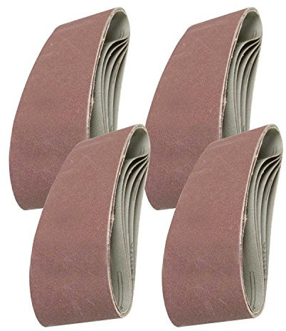 EETools - 20 x Mixed Power Tool Sander Sanding Belt Belts 75mm x 457mm 40 60 80 120 Grit