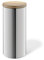 Zack 24005 Cero Vorratsdose, Edelstahl, Bambus, silber