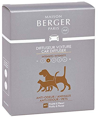 LAMPE BERGER Nachfüller Autodiffusoren-Set Anti Tiergerüche