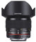 Samyang Obiettivo ultra grandangolare F2.8 Full Frame da 14 mm per fotocamere Canon EF con chip AE, nero, taglia unica, SYAE14M-C