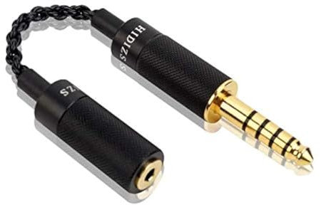 HIDIZS Symmetrischer Adapter, 4,4-mm-Stecker auf 2,5-mm-Buchse, Kopfhörer-Verlängerungskabel für Handys, Kopfhörer, Lautsprecher, Tablets, PCs, MP3-Player