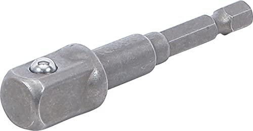 BGS 9685-3 | Adaptador para taladros | entrada hexagonal exterior 6,3 mm (1/4) / salida cuadrada exterior 12,5 mm (1/2)