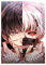JUZSCQ DIY 5D Diamond Painting Kit Volldiamant Japan Cartoon Anime Tokyo Ghoul Sticker Diamond Wohnzimmer Dekorative Malerei Zuhause Kreuzstich Rahmenlos 40X50Cm