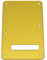 Dopro Strat Guitar Back Plate ST Trem Tremolo Cover fits USA/Mexican Standard Fender Stratocaster Gold Mirror 1 Ply