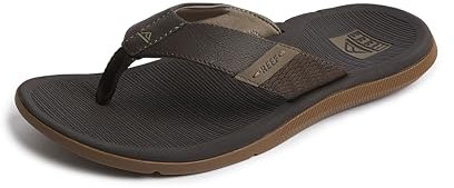 Reef Herren Santa ANA Flipflop, Brown, 43 EU