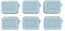 CÉCOA • Lot de 6 Moules en Silicone pour Savon Maison • Démoulage Facile • Silicone Souple et Résistant • Dimensions 9,5x7x2,2 cm • Coloris Aléatoire Rose ou Bleu