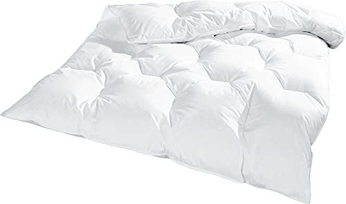 Erwin Müller Karo-Steppbett Tutzing 60% Daunen, 40% Federn Wärmestufe 3 Größe 135x220 cm
